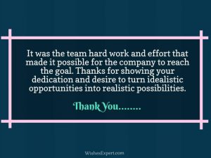 Best Thank You Messages For Team To Inspire