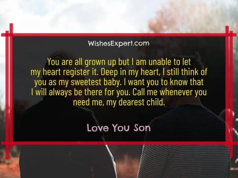 35 Sweet I Love You Son Quotes And Messages