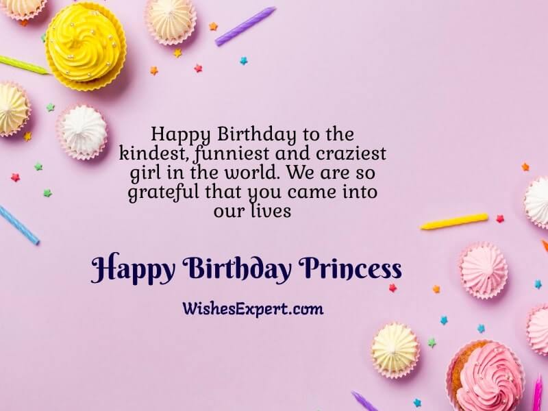 Happy Birthday Princess Wishes With Images