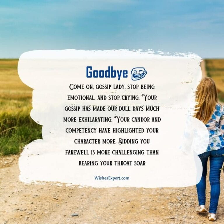 Funny Farewell Messages And Quotes