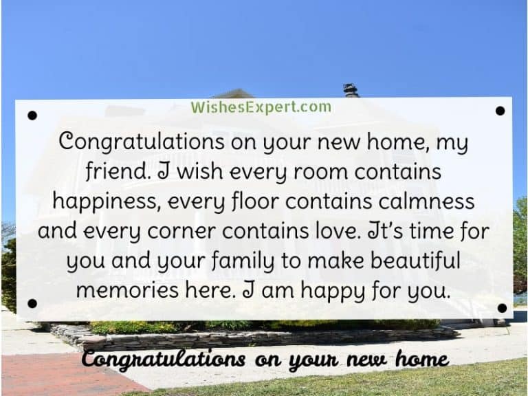 Congratulations On Your New Home - New Home Wishes