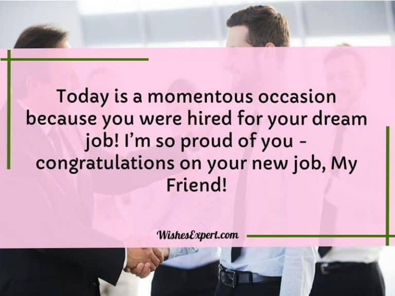 45+ Congratulations On Your New Job Wishes