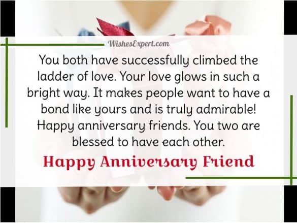 40+ Happy Wedding Anniversary Wishes For Friend – Wishes Expert