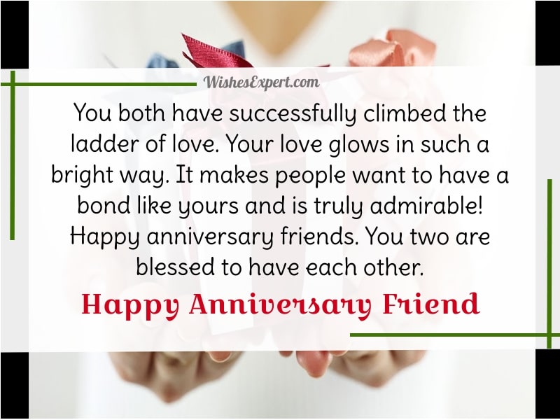 40 Happy Wedding Anniversary Wishes For Friend