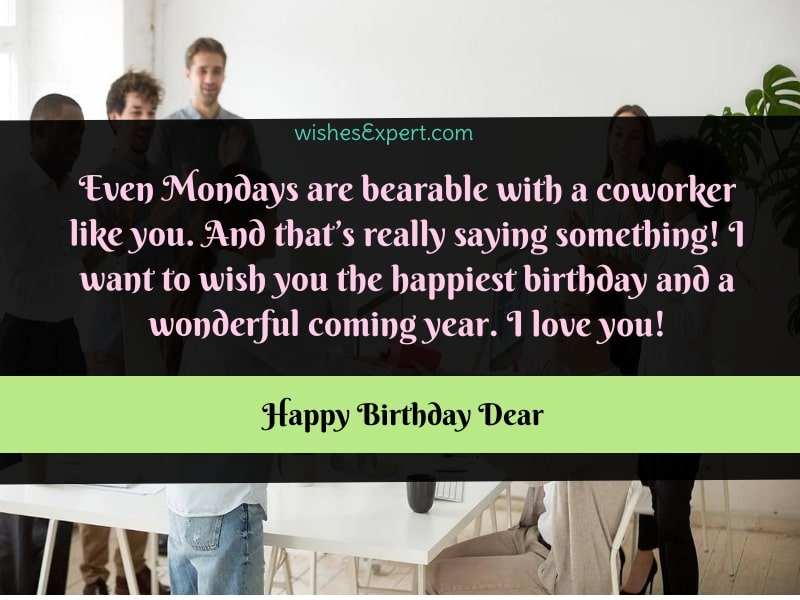 Birthday Wishes For Coworker