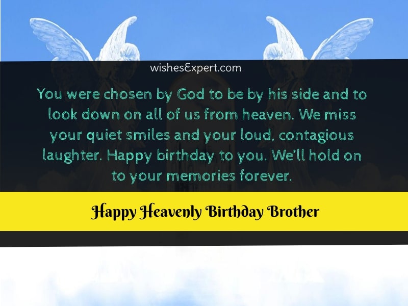 Happy Heavenly Birthday Brother