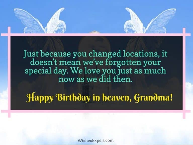 Happy Birthday In Heaven Grandma