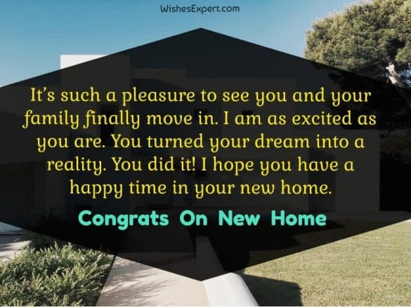 Congratulations On Your New Home New Home Wishes 