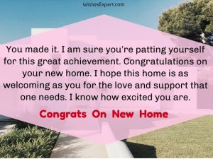 Congratulations On Your New Home - New Home Wishes