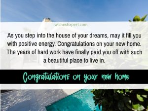 Congratulations On Your New Home - New Home Wishes