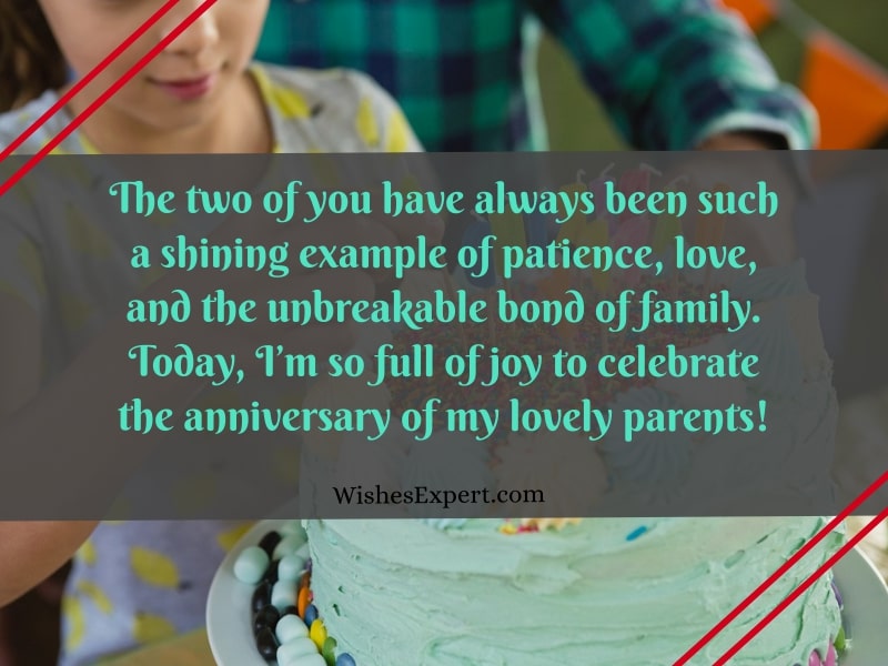 anniversary message for parents