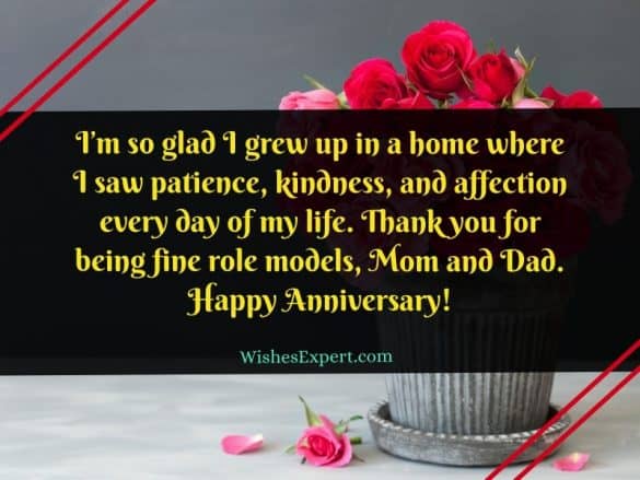 30 Best Happy Anniversary Mom And Dad- Quotes And Wishes – Wishes Expert