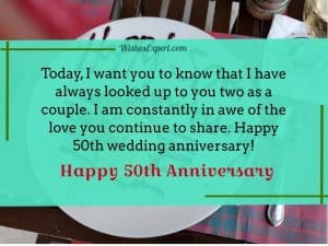 60 Amazing 50th Wedding Anniversary Wishes