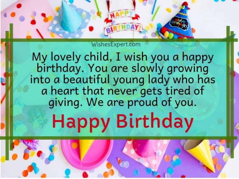 40+ Cute Happy Birthday Wishes For Kids