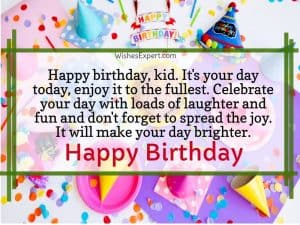 40+ Cute Happy Birthday Wishes For Kids