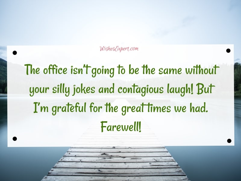 Farewell Quotes For Coworkers