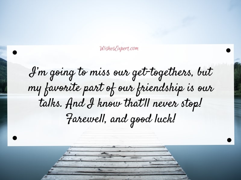 Farewell Quotes For Friends