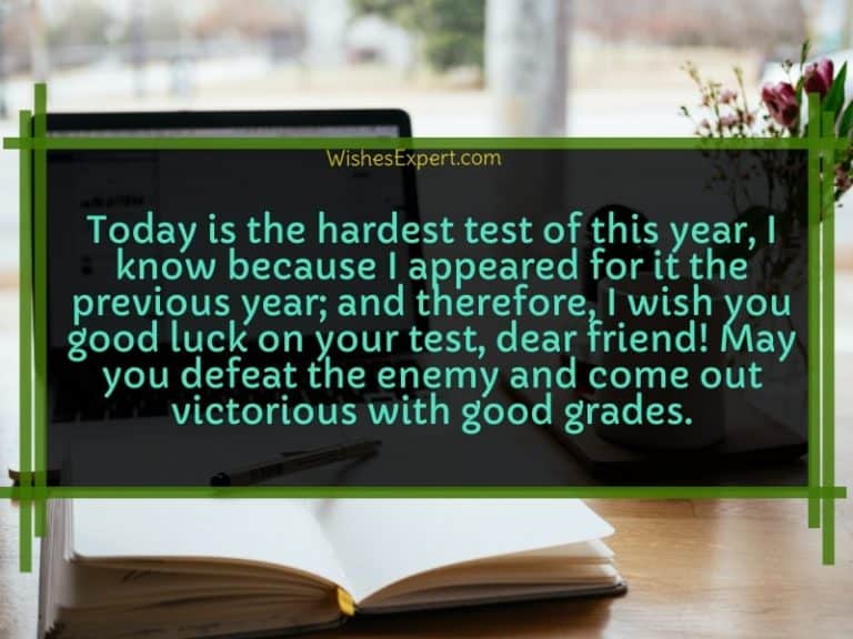 35 Motivational Good Luck Wishes For Test and Exam