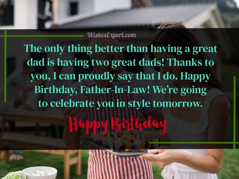 Birthday Wishes for Father In Law