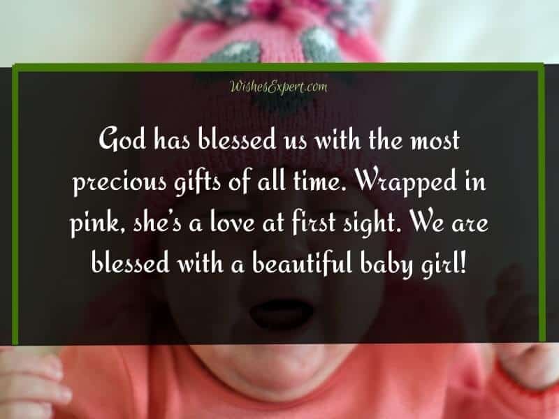 15 Baby Girl Announcement Quotes And Ideas Wishes Expert