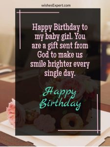 40 Cute Birthday Wishes For Baby Girl