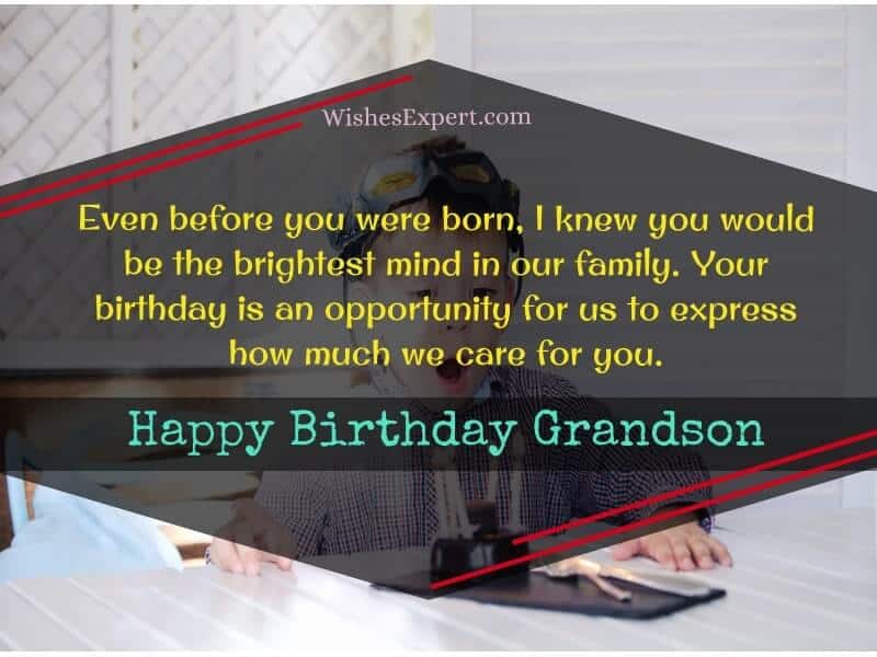 Happy Birthday Grandson