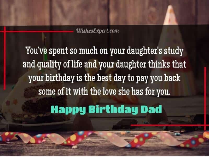 happy birthday dad from daughter quotes