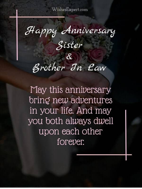 Top 35 Anniversary Wishes For Sister And Brother In Law