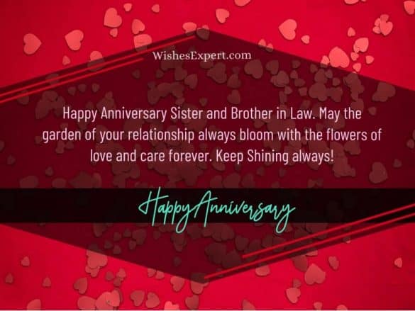Top 35 Anniversary Wishes For Sister and Brother in Law