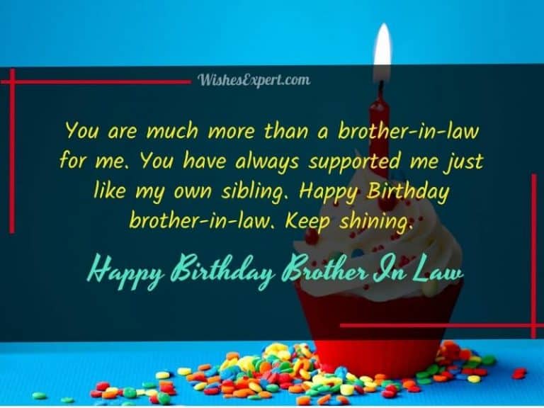 Happy Birthday Message To Brother In Law