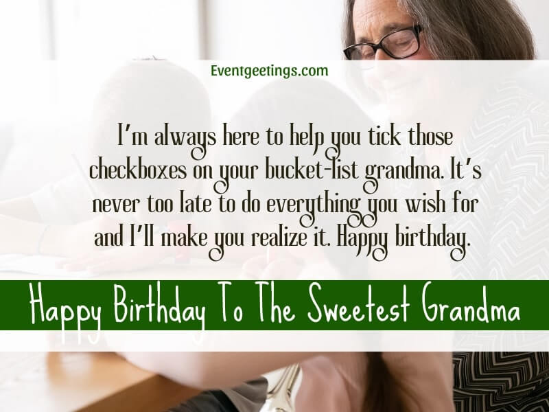Happy Birthday Wishes For Grandma