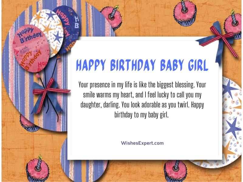 cute birthday wishes for little girl