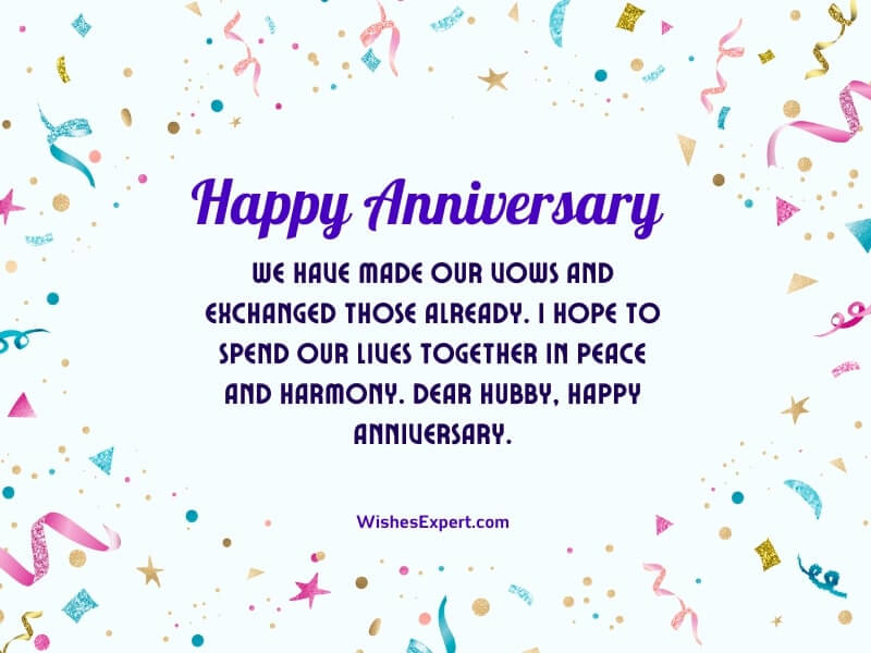 Anniversary Wishes for Husband