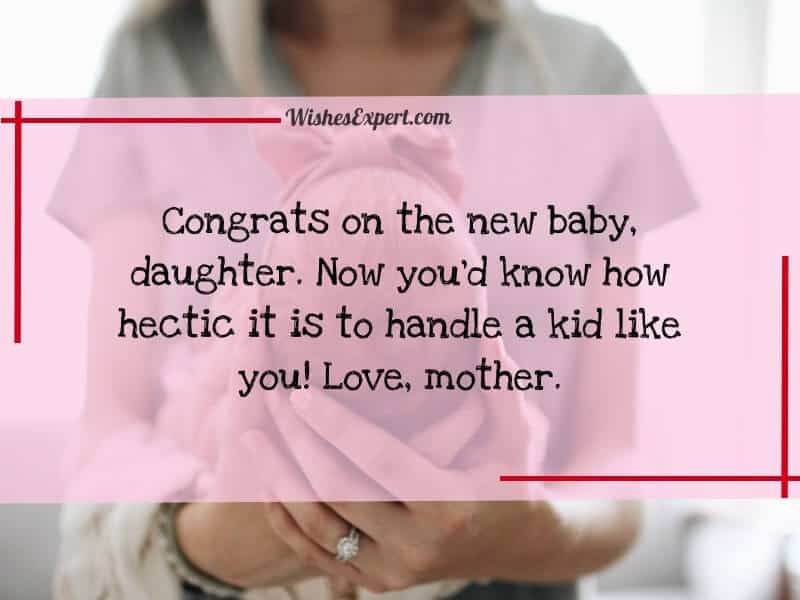 Congrats on new baby