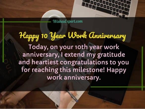 60+ Happy Work Anniversary Quotes With Images