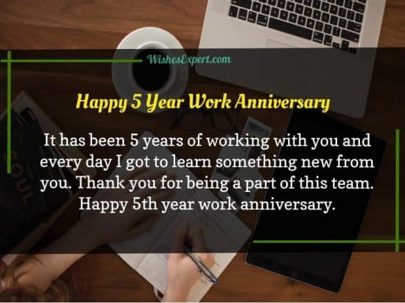 60+ Happy Work Anniversary Quotes With Images