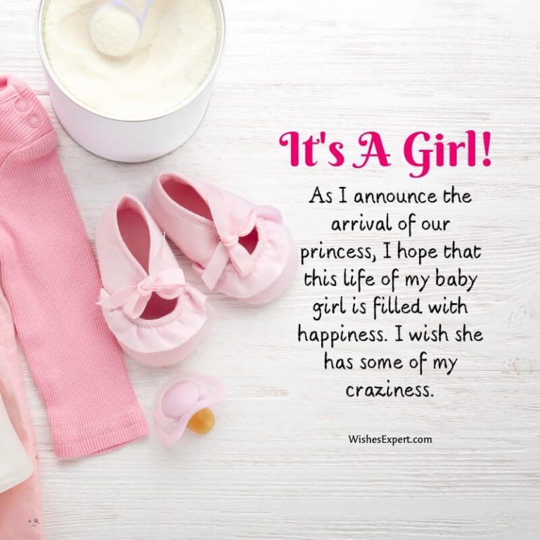 25+ Unique Baby Girl Announcement Quotes
