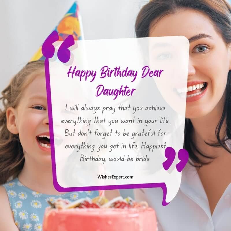 30 Cute And Sweet Birthday Wishes For Daughter from Mom
