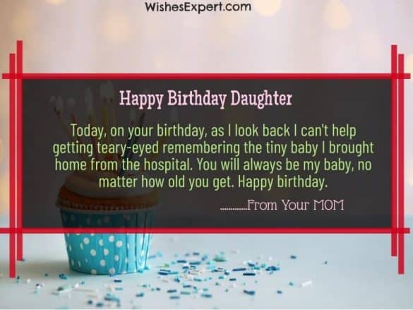 20 Sweet Birthday Wishes For Daughter from Mom – Wishes Expert