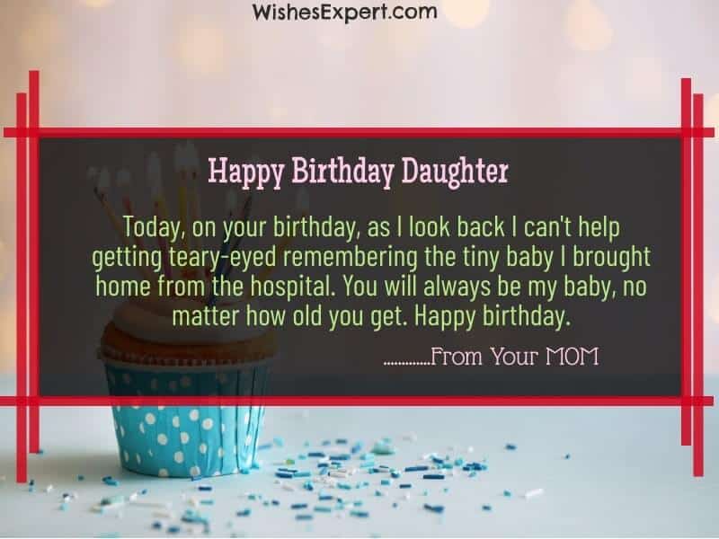 Birthday Wishes for Daughter from Mom