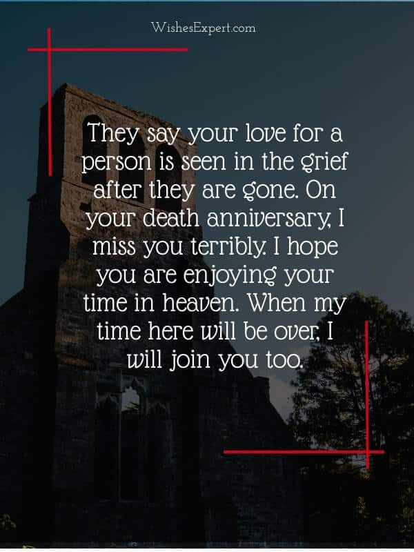 Death Anniversary Message