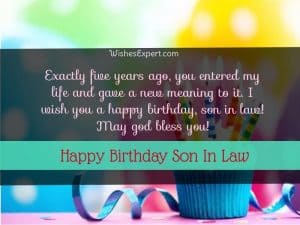 35 Cool & Creative Happy Birthday Wishes For Son in Law