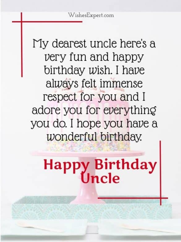 40+ Birthday Wishes for Uncle to Wish Lovable Uncles In Your Life