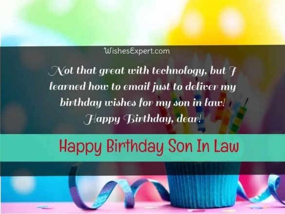 35 Cool & Creative Happy Birthday Wishes For Son in Law