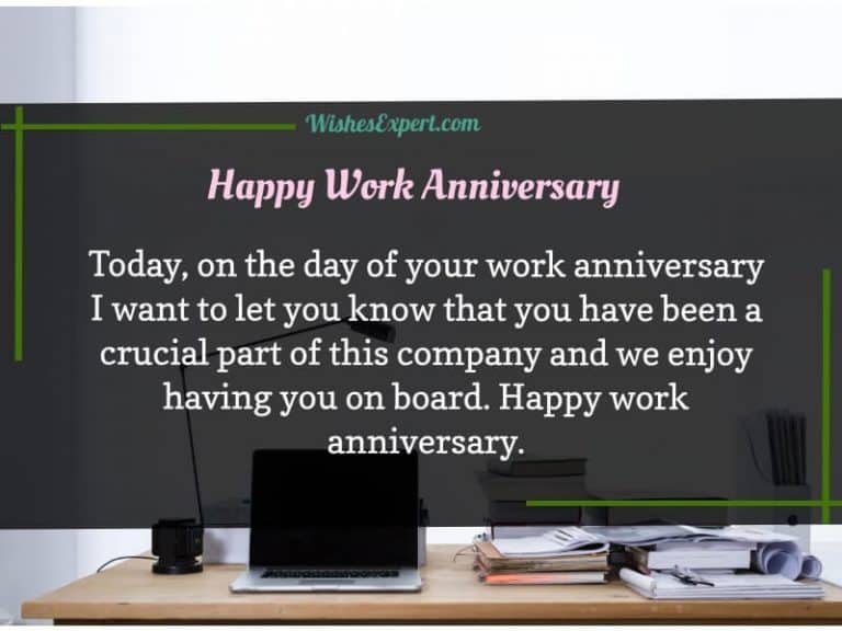 60+ Happy Work Anniversary Quotes With Images