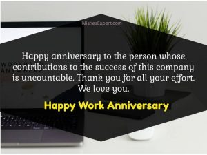 60+ Happy Work Anniversary Quotes With Images