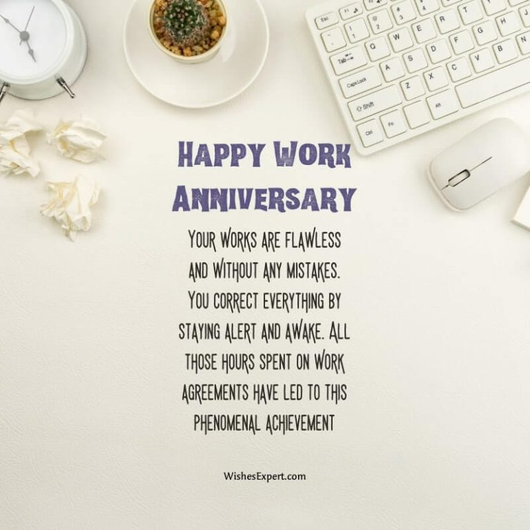 60+ Happy Work Anniversary Quotes With Images