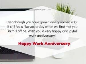 60+ Happy Work Anniversary Quotes With Images