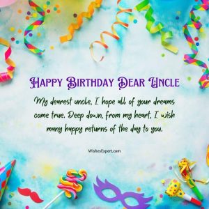 40+ Birthday Wishes For Uncle To Wish Lovable Uncles In Your Life