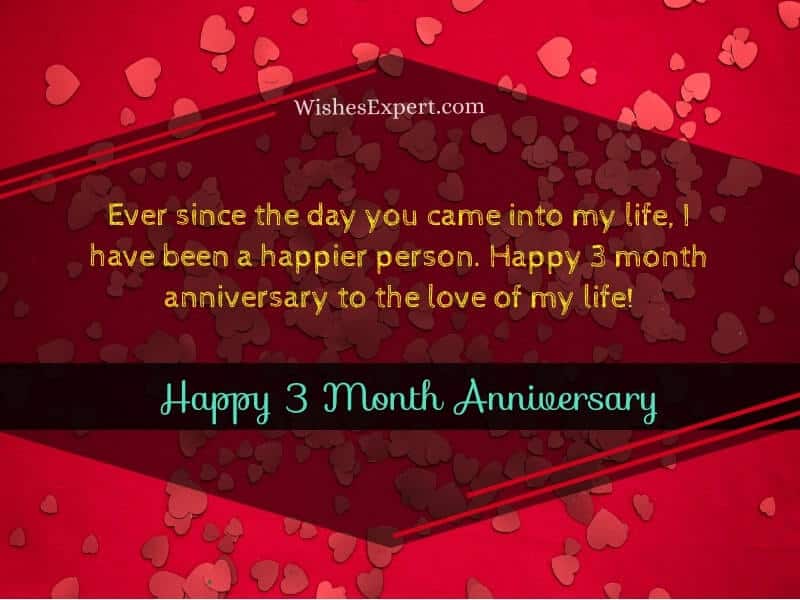 20+ Happy 3 Month Anniversary Quotes And Wishes – Wishes Expert